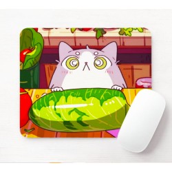 Mousepad Hungry cat