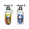 Aluminum bottle 0.4L Skull