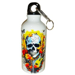 Aluminum bottle 0.4L Skull