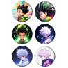 bedževi 37mm anime Hunter x Hunter