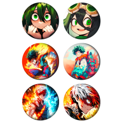 bedževi 37mm anime My Hero Academia