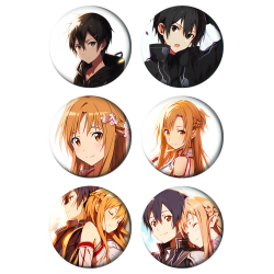 bedževi 37mm anime Sword Art Online