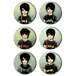 bedževi 37mm Emo boy