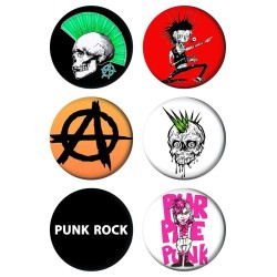 bedževi 37mm Punk Anarchy