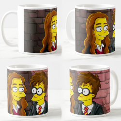 Keramicka šolja Hari i Hermiona Simpson