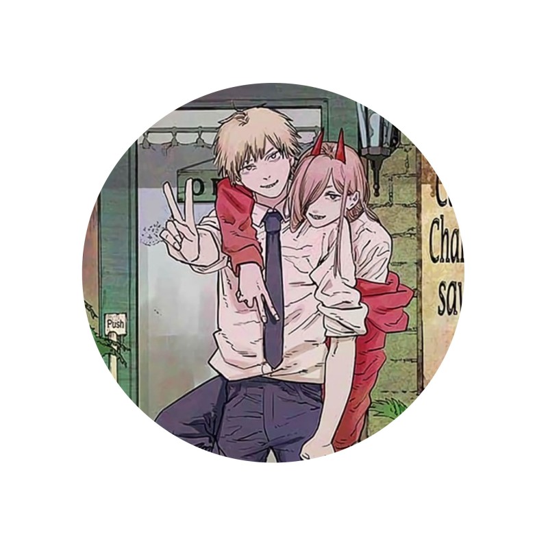 Bedž 37mm anime Chainsaw Man (1 kom)