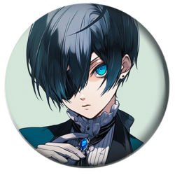 Badge 37 mm anime Black Butler (1 pc)