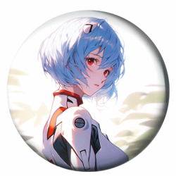 Значок 37 мм аниме Evangelion Neon Genesis (1 шт.)