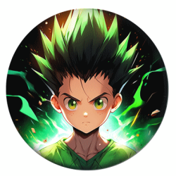 Значок 37 мм аниме Hunter x Hunter (1 шт.)