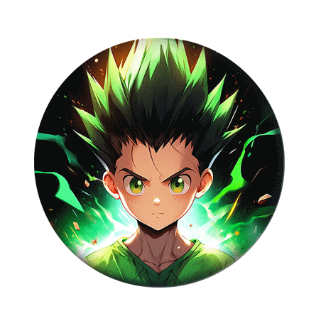 Значок 37 мм аниме Hunter x Hunter (1 шт.)