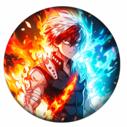 Bedž 37mm anime My Hero Academia (Moja akademija heroja) 1 kom
