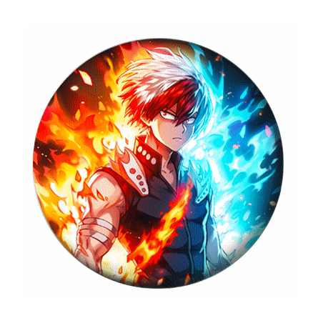 Значок 37 мм аниме My Hero Academia (Moja akademija heroja) (1 шт.)