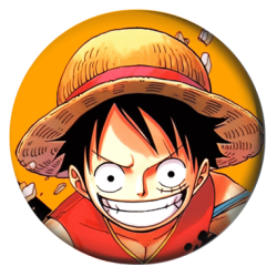 Badge 37 mm anime One piece (1 pc)