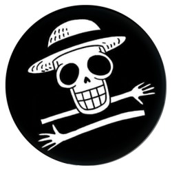 Badge 37 mm anime One piece (1 pc)
