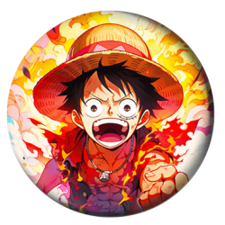 Значок 37 мм аниме One piece (1 шт.)