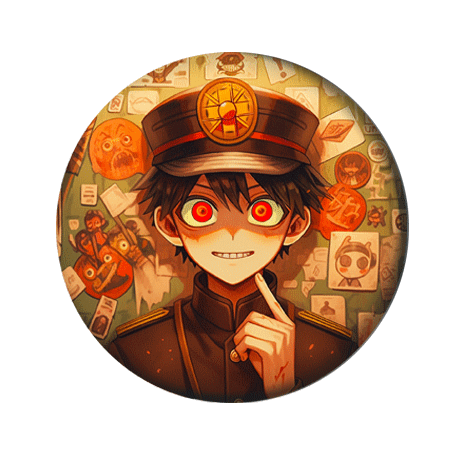 Bedž 37mm anime Toilet-bound Hanako-kun (1 kom)