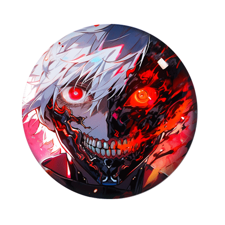 Bedž 37mm anime Tokijski gul Tokyo Ghoul (1 kom)