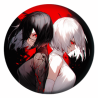 Bedž 37mm anime Tokijski gul Tokyo Ghoul (1 kom)