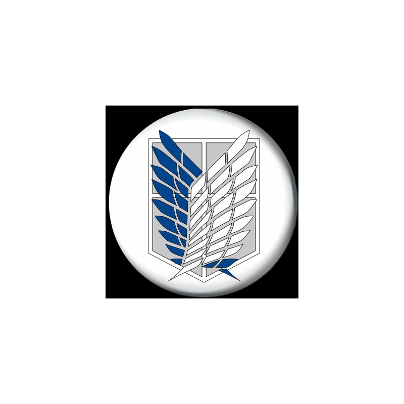 Bedž 37mm anime Napad Titana (Attack on Titan) (1 kom)