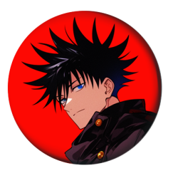 Значок 38 мм аниме Jujutsu Kaisen (1 шт.)