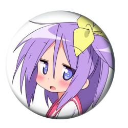 Badge 38 mm anime Lucky Star (1 pc)