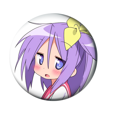 Badge 38 mm anime Lucky Star (1 pc)