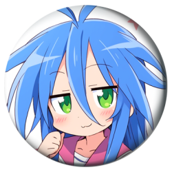 Bedž 38 mm anime Lucky Star (1 kom)