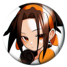 Badge 38 mm anime Shaman King (1 pc)