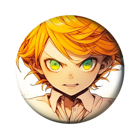 Bedž 38 mm anime The Promised Neverland (1 kom)