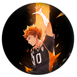 Badge 38 mm anime Haikyu!  (1 pc)
