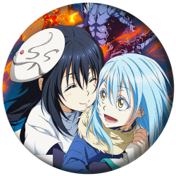 Badge 38 mm anime That Time I Got Reincarnated as a Slime (1 pc)