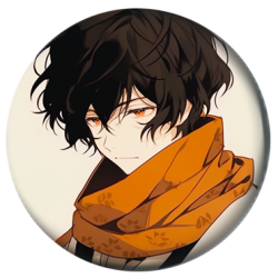 Bedž 38 mm anime Bungou Stray Dogs (1 kom)