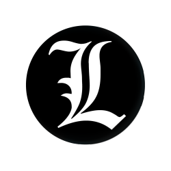 Badge 38 mm anime Death Note (1 pc)
