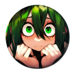 Badge 37 mm anime My Hero Academia (Moja akademija heroja) (1 pc)