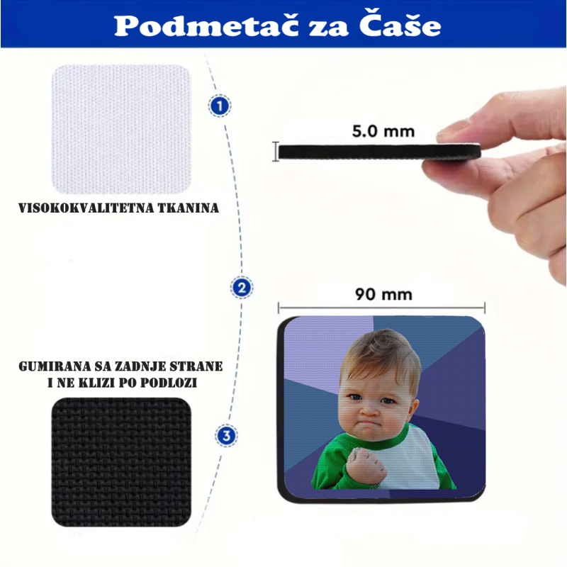 Podmetač za čaše mem