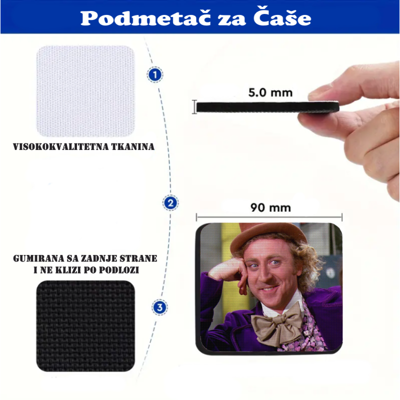 Coaster meme Willy Wonka