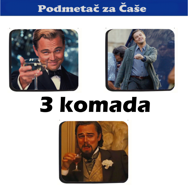 Coaster meme DiCaprio (3 pc)