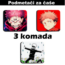 Костеры (подставка) anime Jujutsu Kaisen (3 шт)