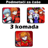 Костеры (подставка) аниме Neon Genesis Evangelion (3 шт)