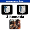 Coaster anime Attack on Titan (3 pc)