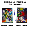 Hunter x Hunter fabric notebook cover A5