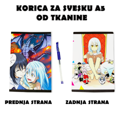 That Time I Got Reincarnated as a Slime обложка для тетрадки А5 из ткани