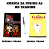 Hu Tao Genshin Impact korica za svesku A5 od tkanine anime