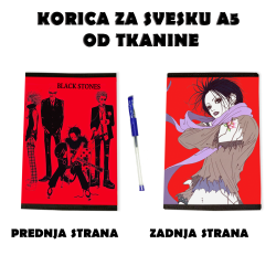 Nana anime fabric notebook cover A5