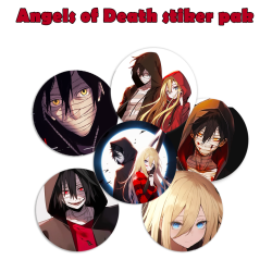 Angels of Death stiker pak 50 мм (6 pc.)