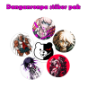 Danganronpa anime stikeri - Nalepnice 50 mm (6 com)