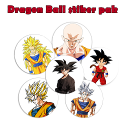 Dragon Ball anime stiker pak 50 мм (6 pc.)