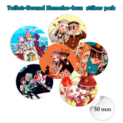 Toilet-bound Hanako-kun anime stiker pak 50 мм (6 pc.)
