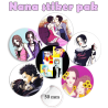 Nana Black Stones anime stikeri - nalepnice 50 mm (6 com)
