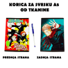 Jujutsu Kaisen fabric notebook cover A5